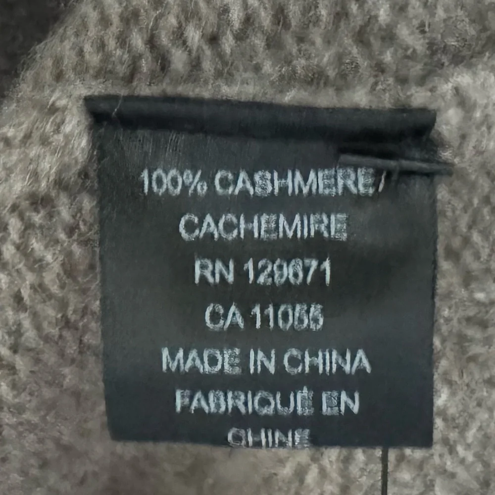 Skull Cashmere Jansen Eye Cardigan Duster Sweater Med Cashmere Boho Chic Brown - Picture 12 of 14